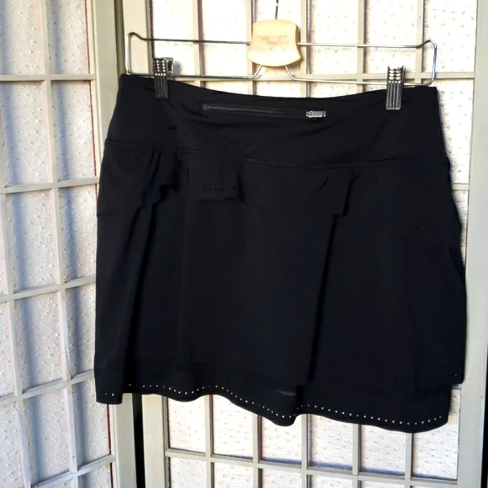 Athleta black mini women's skort size S